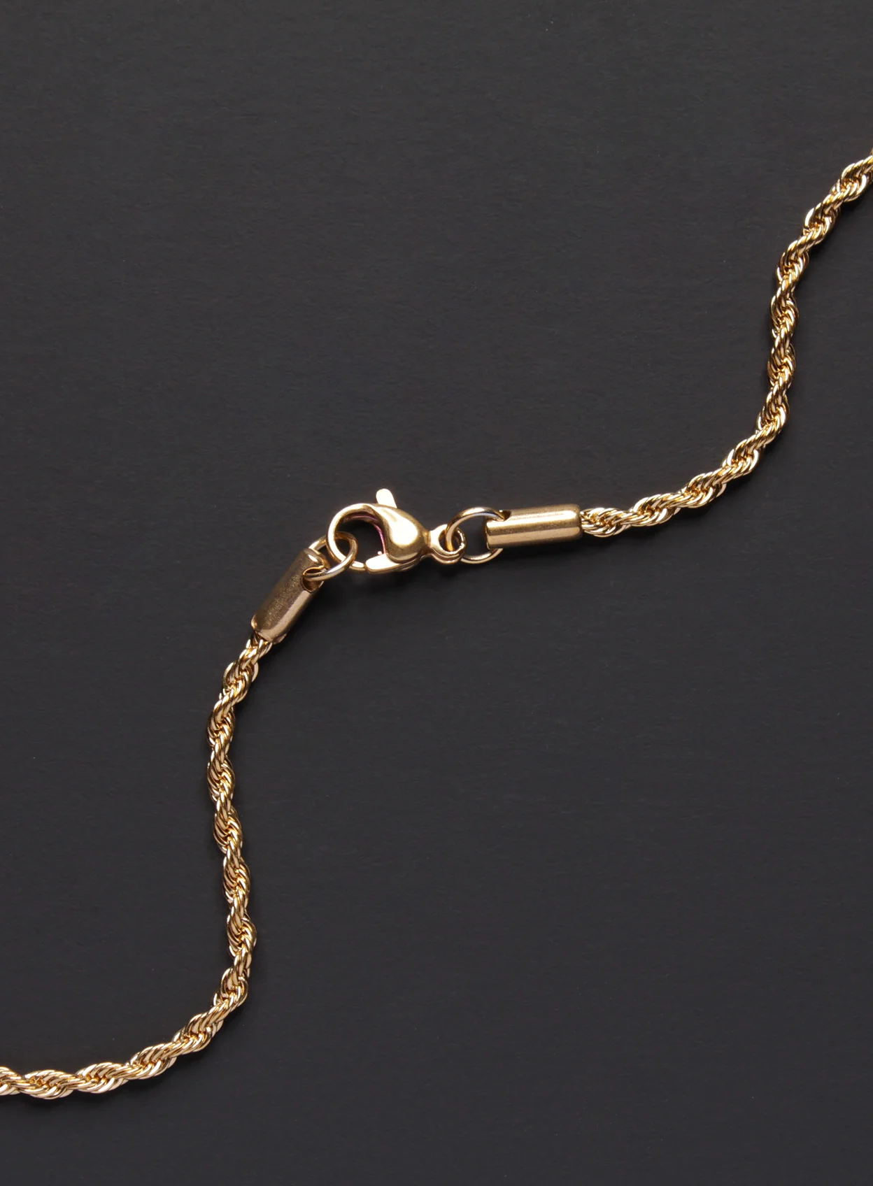 Necklace Set: Gold Rope Chain and Large Gold Cross - Image 6