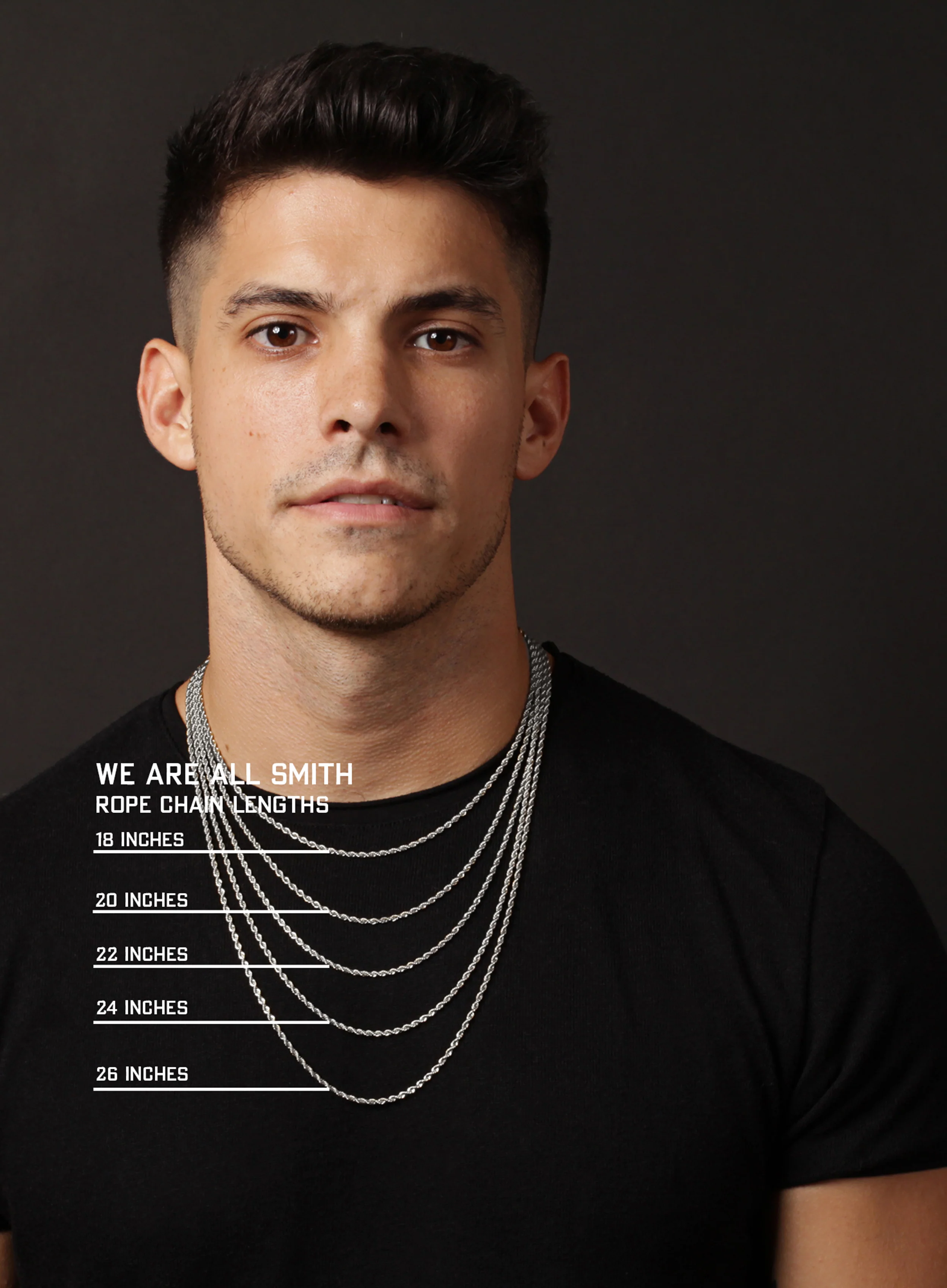 Necklace Set: Silver Rope Chain and St. Christopher Necklace - Image 25